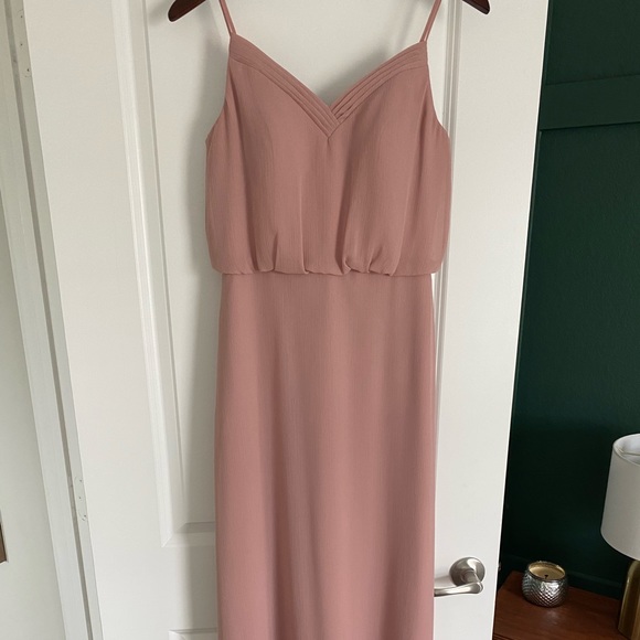 Azazie | Vintage Mauve Bridesmaid Dress - Picture 3 of 4